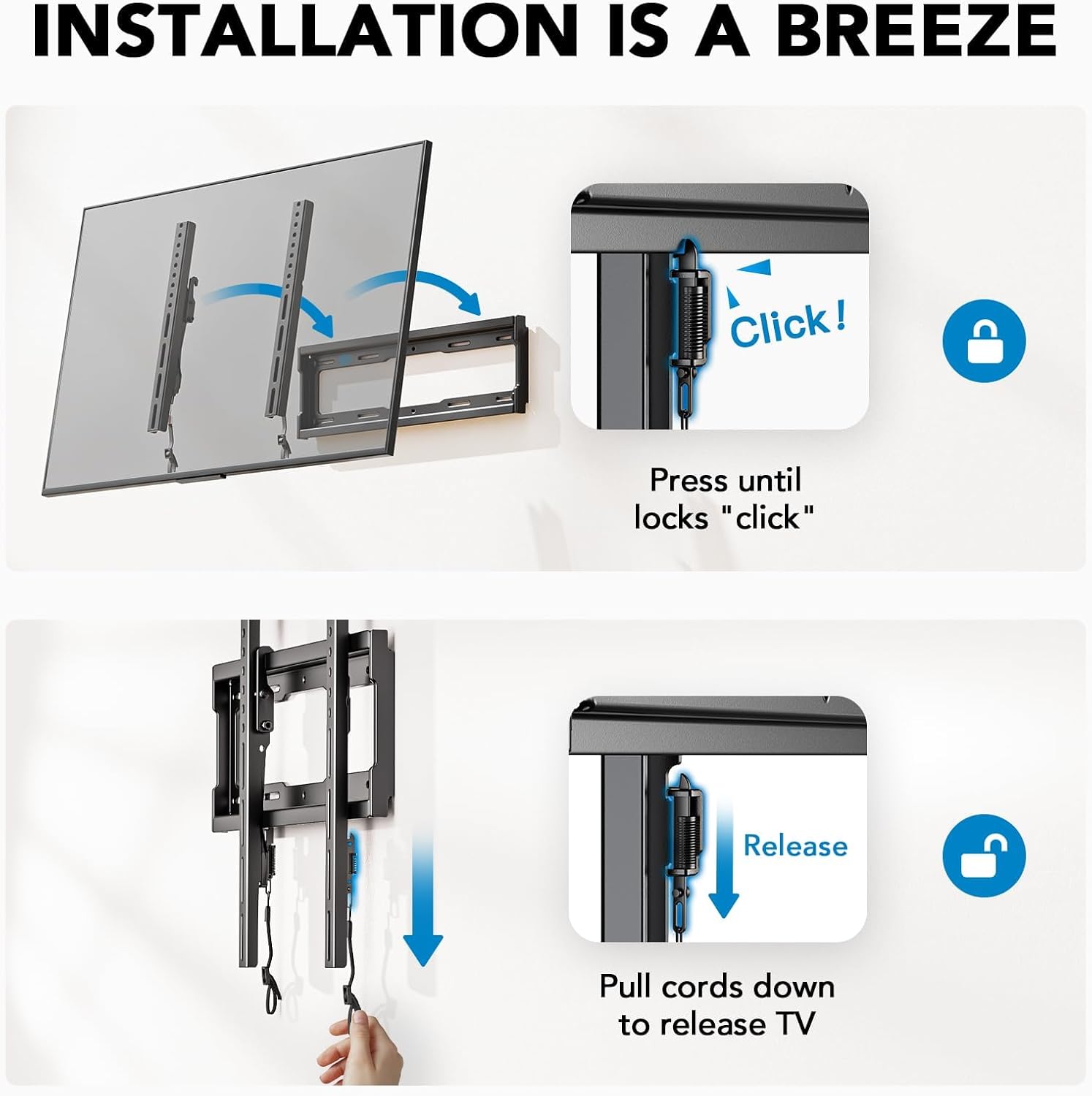 Thumbnail 3 de Pipishell Tilt TV Wall Mount 99lbs