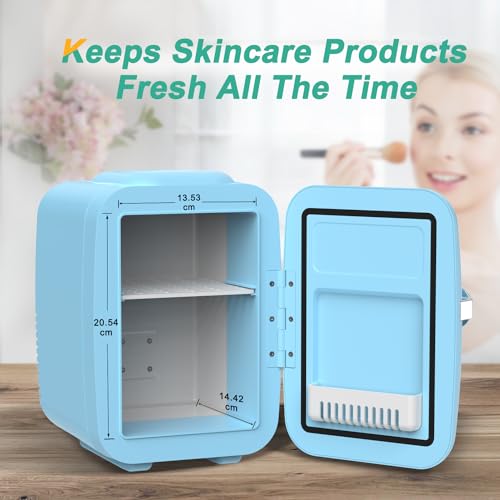 Thumbnail 2 de CROWNFUL Mini Fridge 4 Litre: Portable Cooler and Warmer for Skin Care, Cosmetics and Snacks