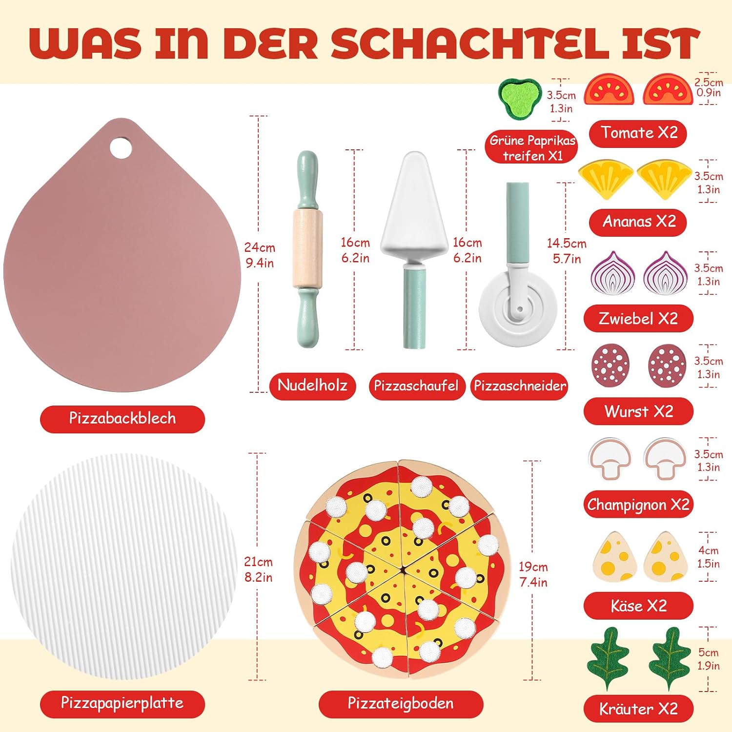 Thumbnail 4 de GAGAKU Pizza Set 27-teilig