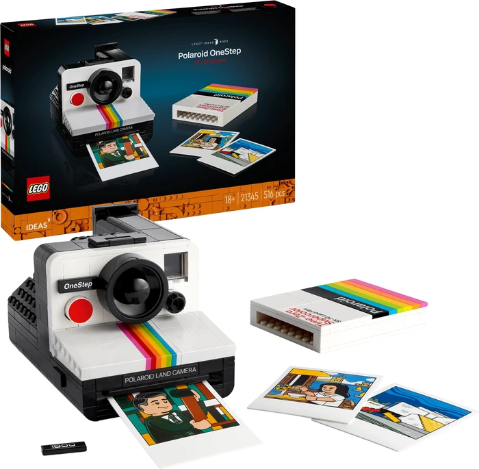 Thumbnail 8 de LEGO Ideas Polaroid OneStep SX-70 Sofortbildkamera 21345 – 516 Teile