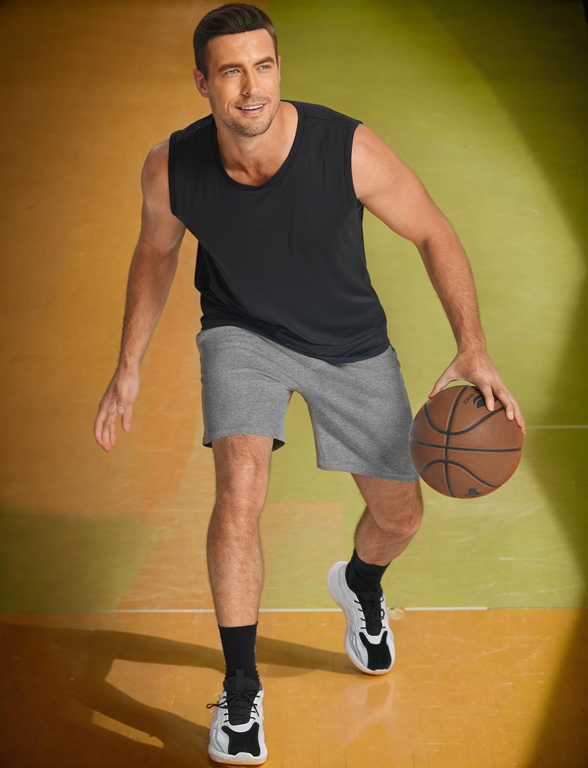 Detalle de COOFANDY pantaloncini sportivi da uomo per palestra, running e basket