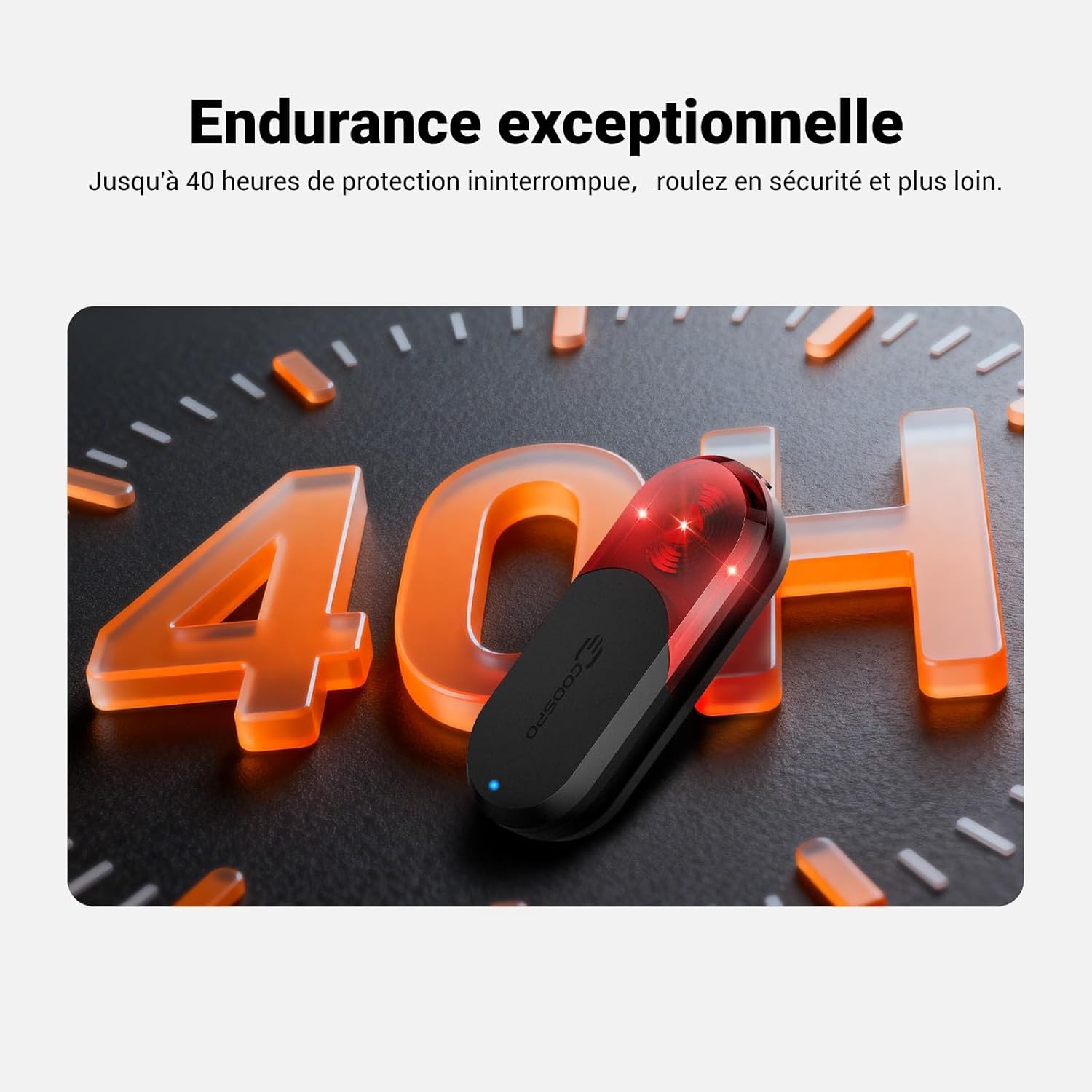 Thumbnail 5 de COOSPO TR70 Feu arrière radar 140m