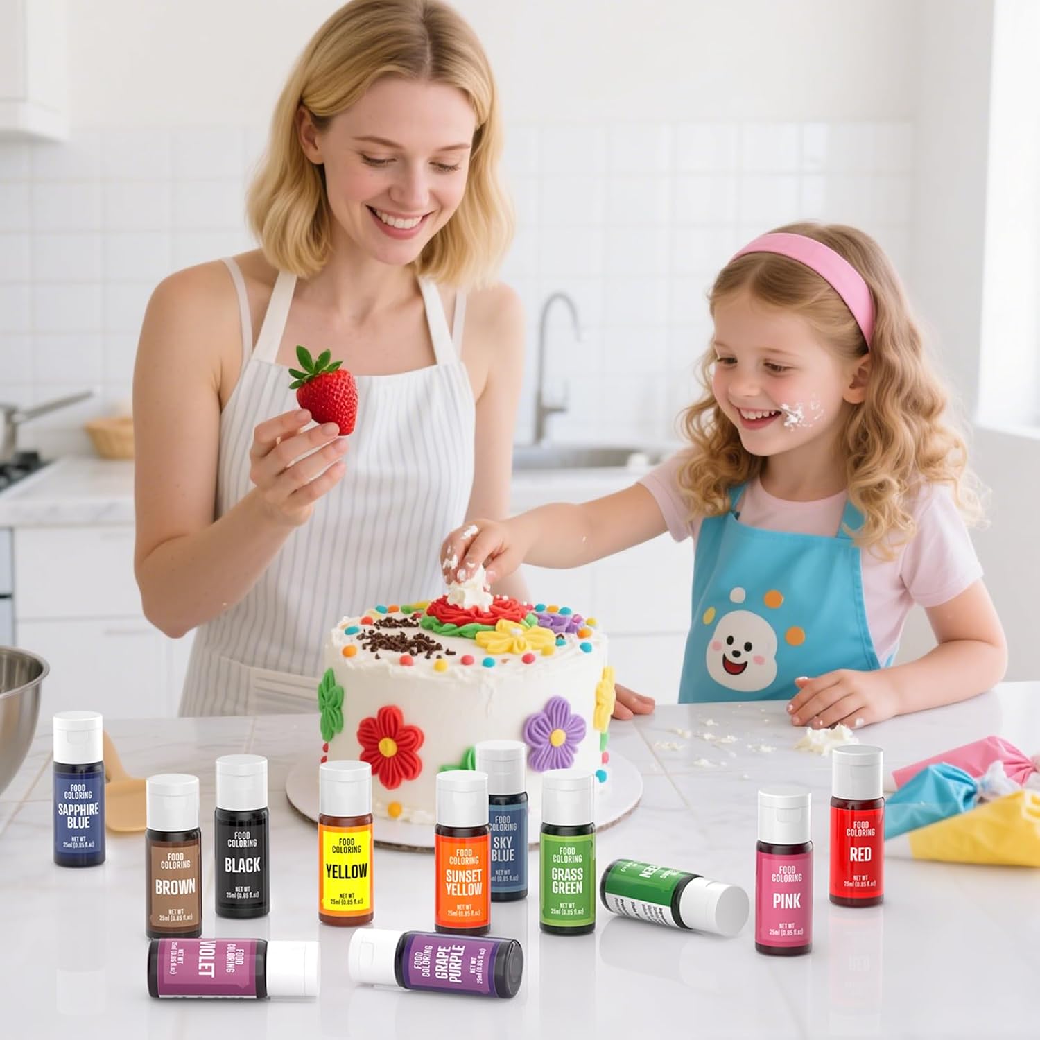 Thumbnail 6 de Food Coloring Set 12 Bottles