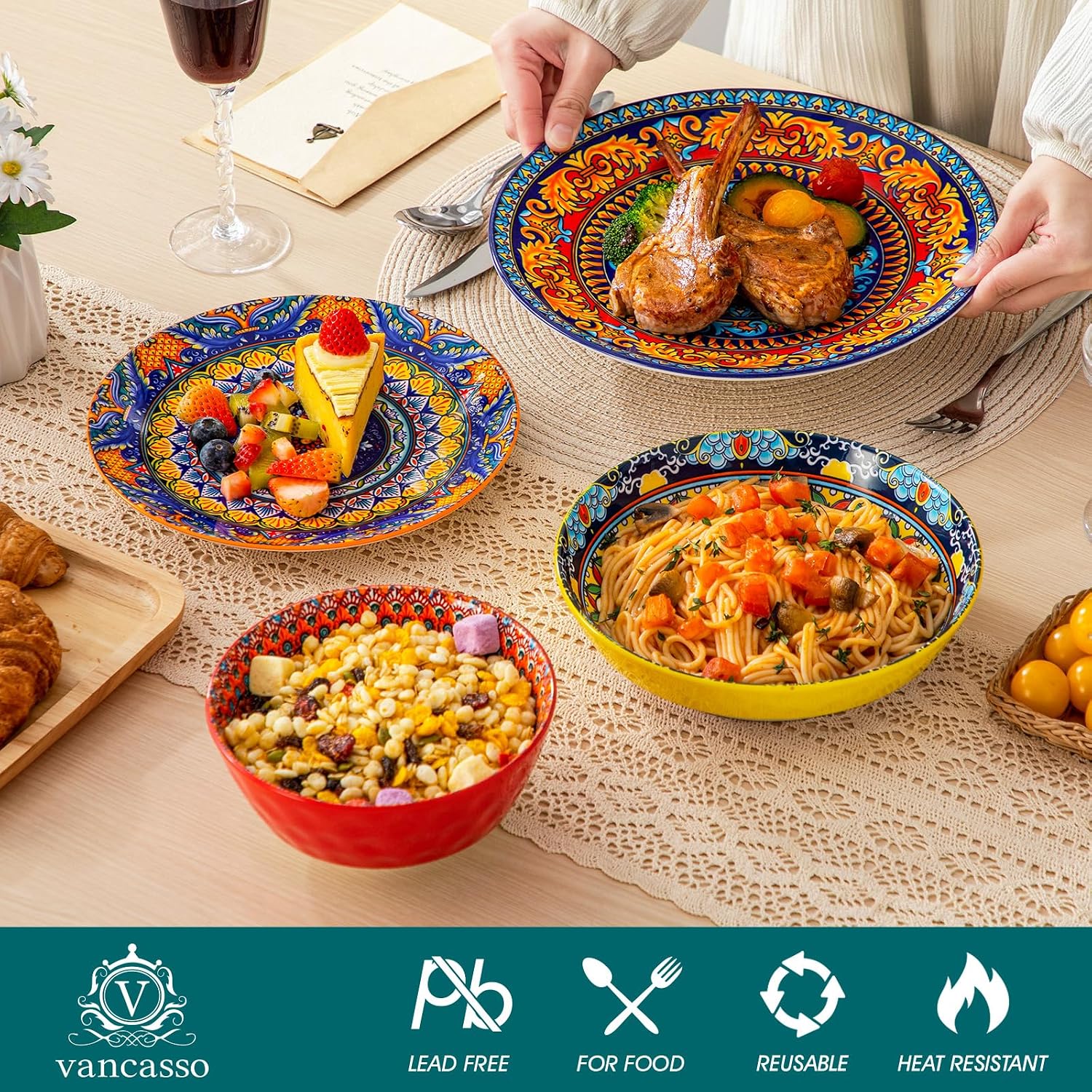 Thumbnail 2 de vancasso KRVI Dinner Set 24-Piece