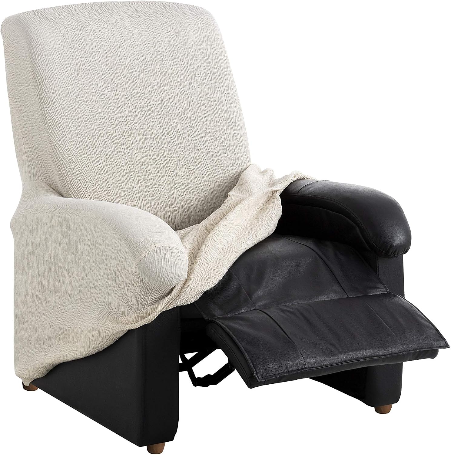 Thumbnail 3 de textil-home Funda Relax TEIDE 1 Plaza Elastica Marfil