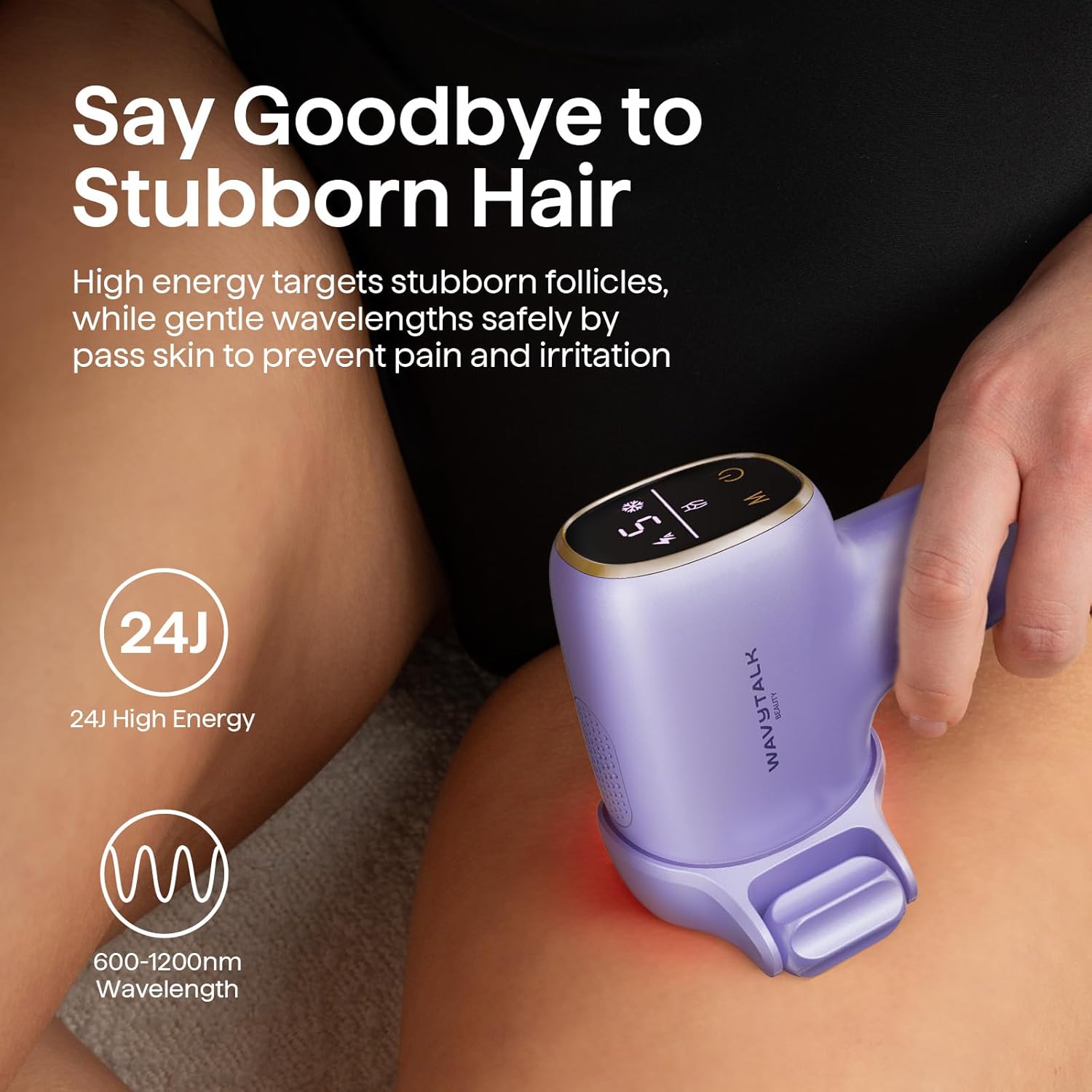 Detalle de Wavytalk IPL Hair Removal Device “Bare It” (Face, Body & Bikini) with Ice Cooling, Corded