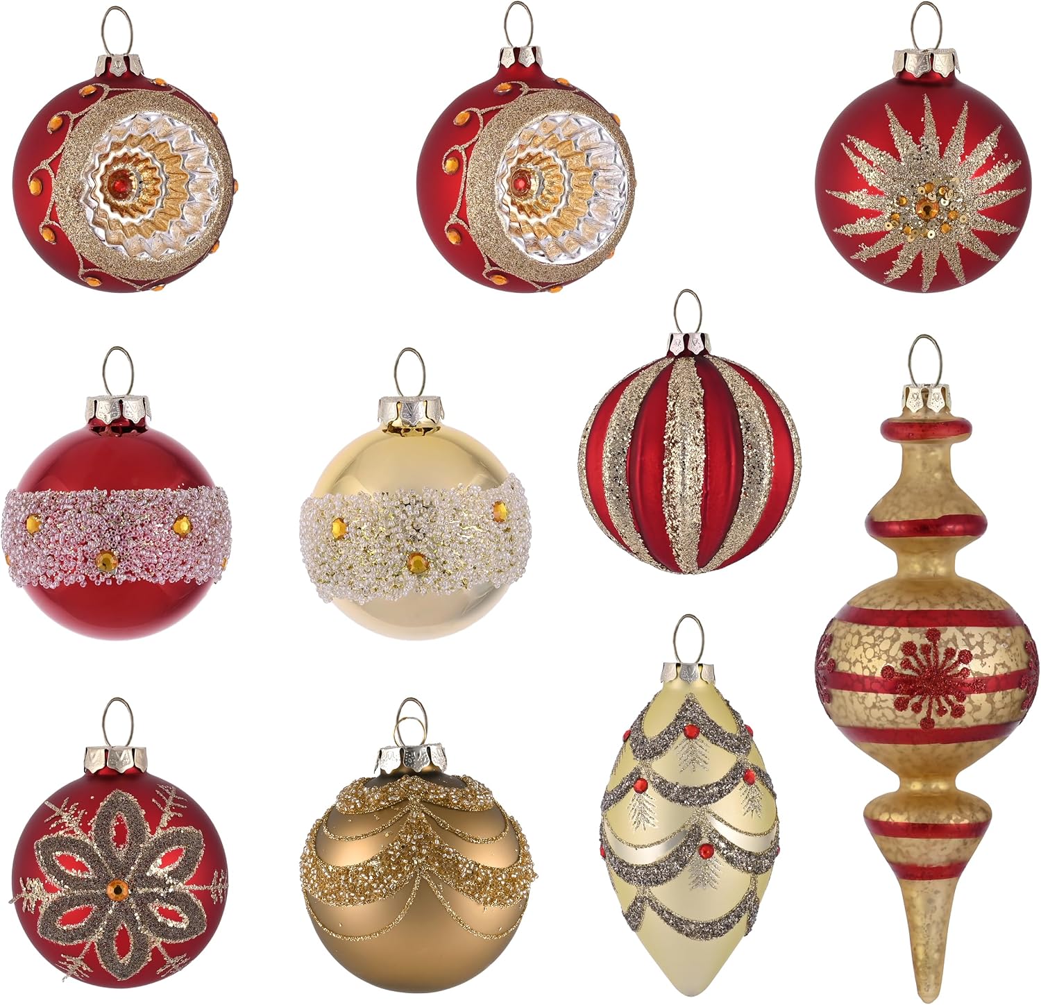 Detalle de Valery Madelyn Christmas Ornaments, Glass