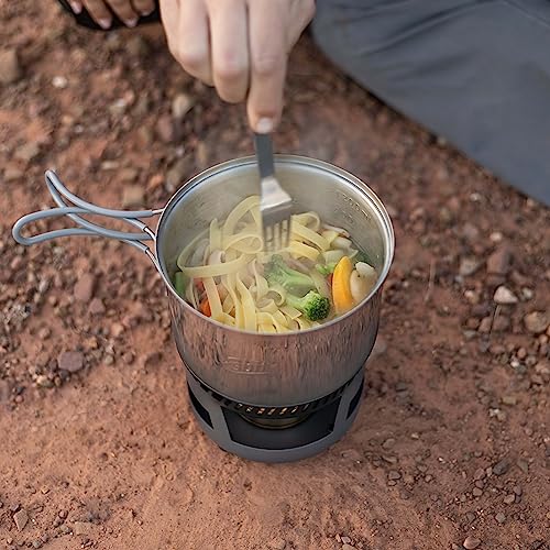 Thumbnail 6 de Esbit Spirituskochset mit 1500 ml Topf – Edelstahl, Deckelaufhängung und Spiritusbrenner mit Flammenregulierer
