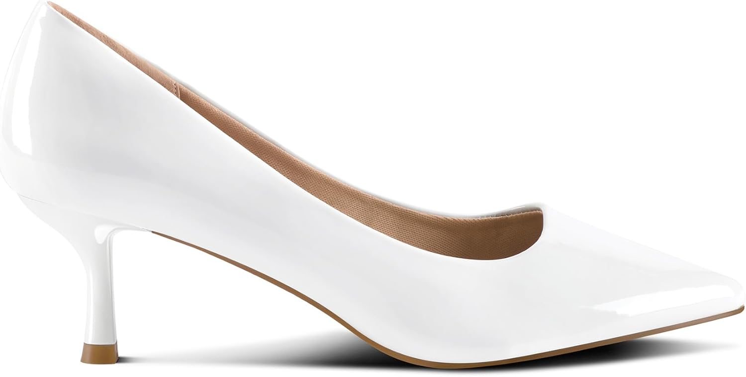 Thumbnail 3 de mysoft Kitten Heels for Women: 2-Inch Closed Toe Pumps