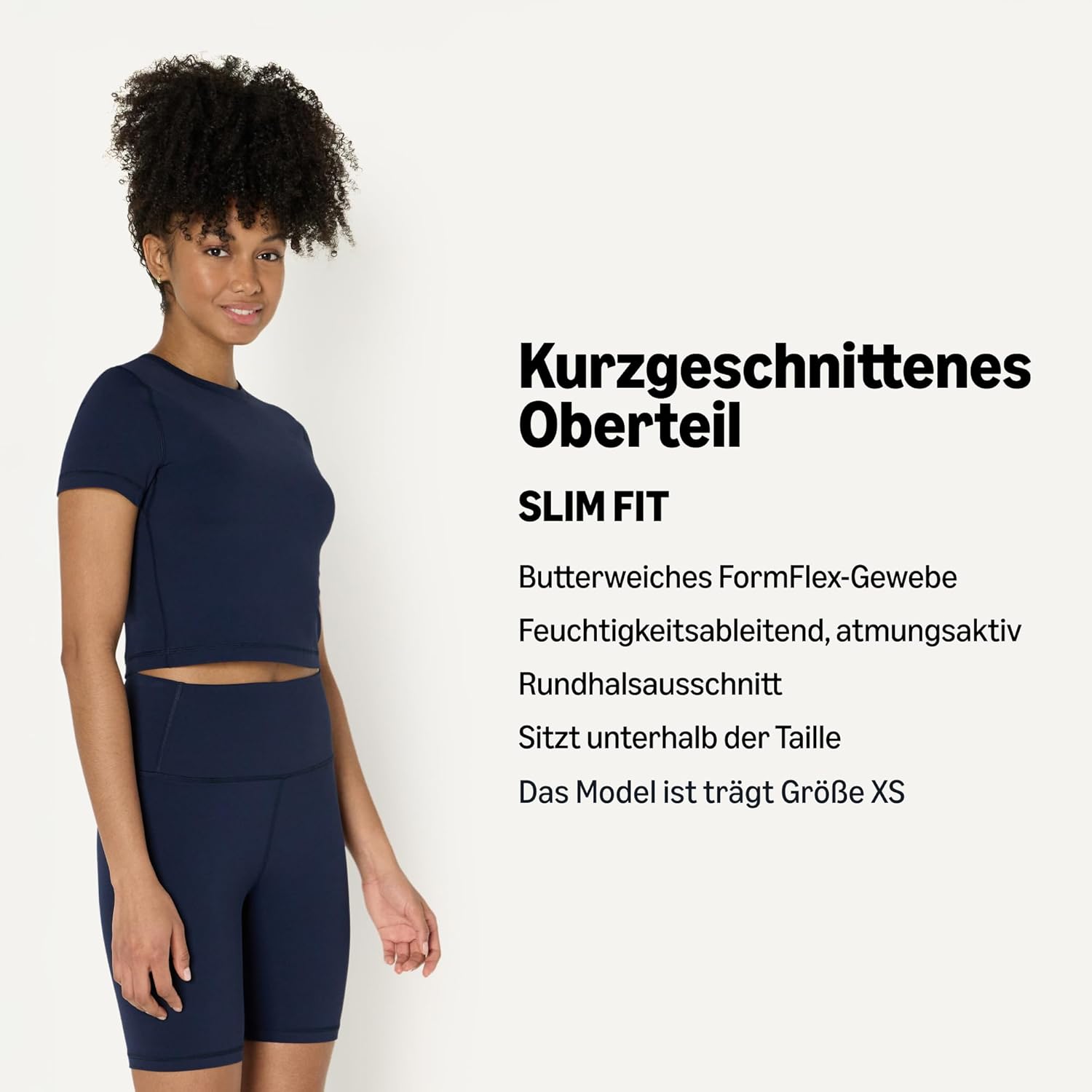 Thumbnail 3 de Amazon Essentials Damen Active FormFlex „Buttery Soft“ Bauchfreies Workout-Top mit kurzen Ärmeln