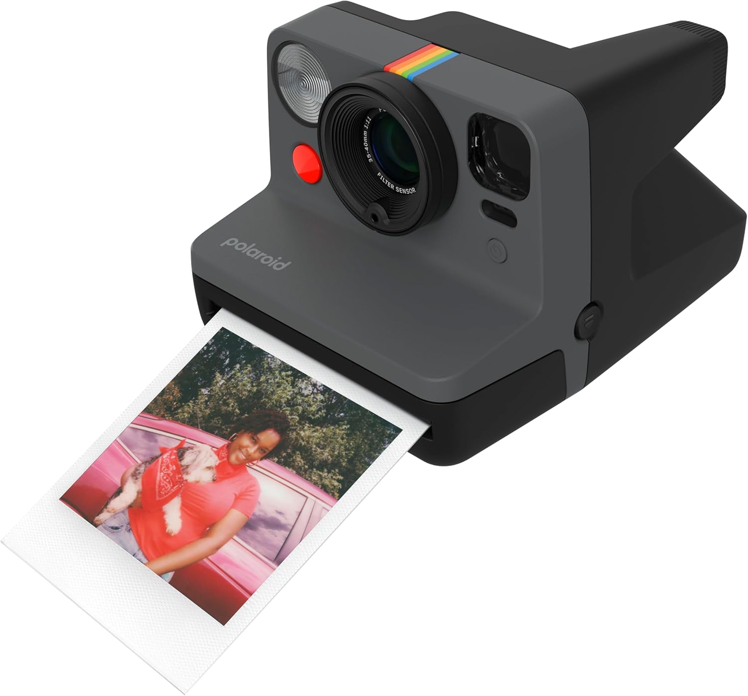 Detalle 2 de Polaroid NOW Gen3 Instant Camera + Colour Film Bundle (16 photos) Black (6560)