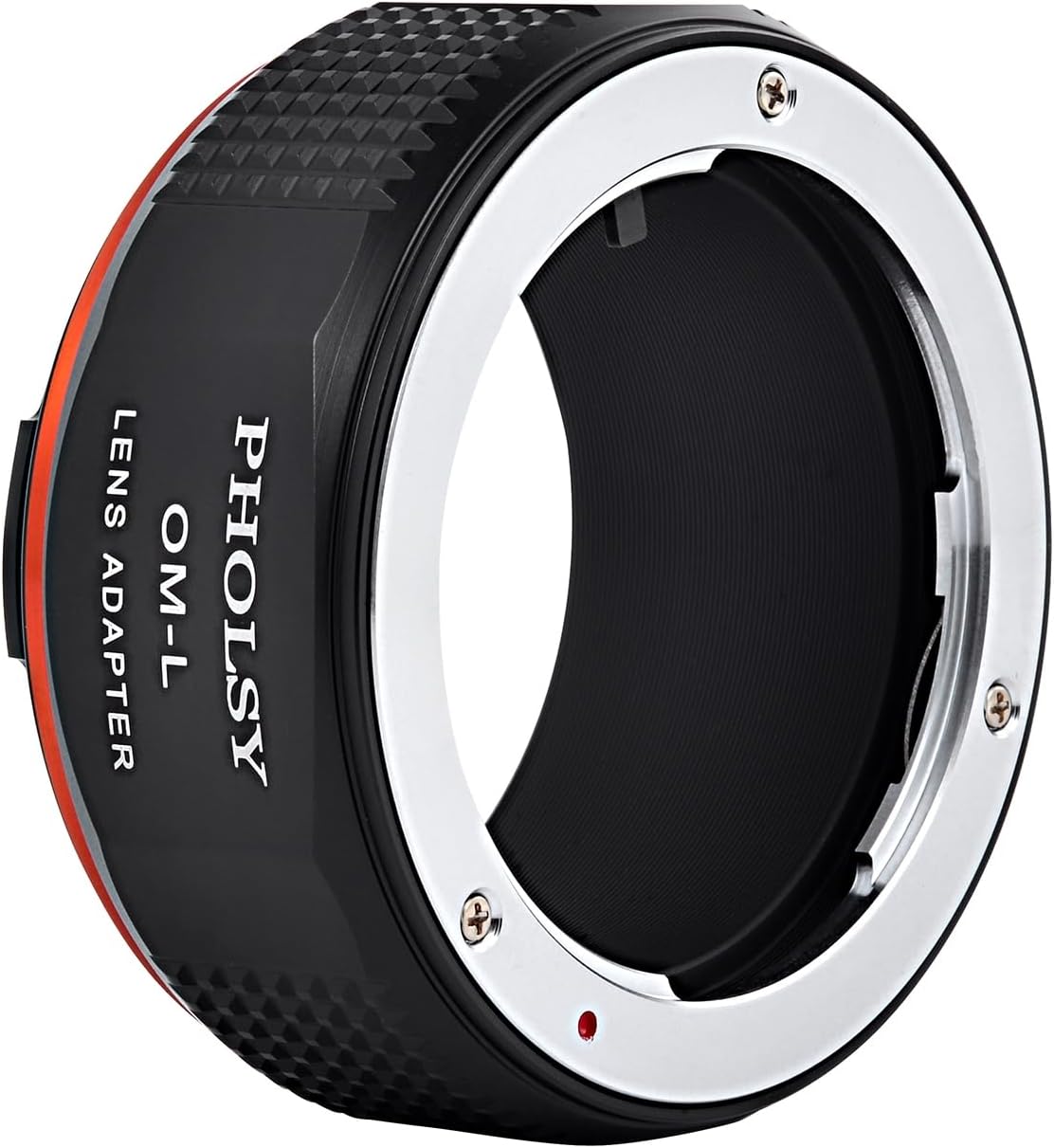 Detalle de PHOLSY Objektivadapter OM auf L Mount – Konverter für Olympus Zuiko OM-Objektive an L-Mount Kameragehäusen