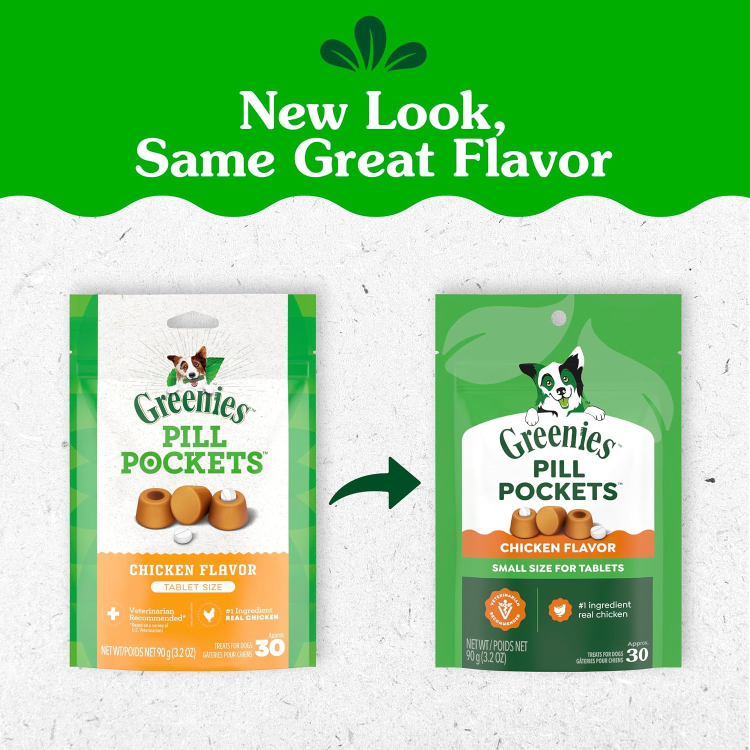 Thumbnail 1 de Greenies Pill Pockets Small Dog Treats, Chicken Flavor, 3.2 oz
