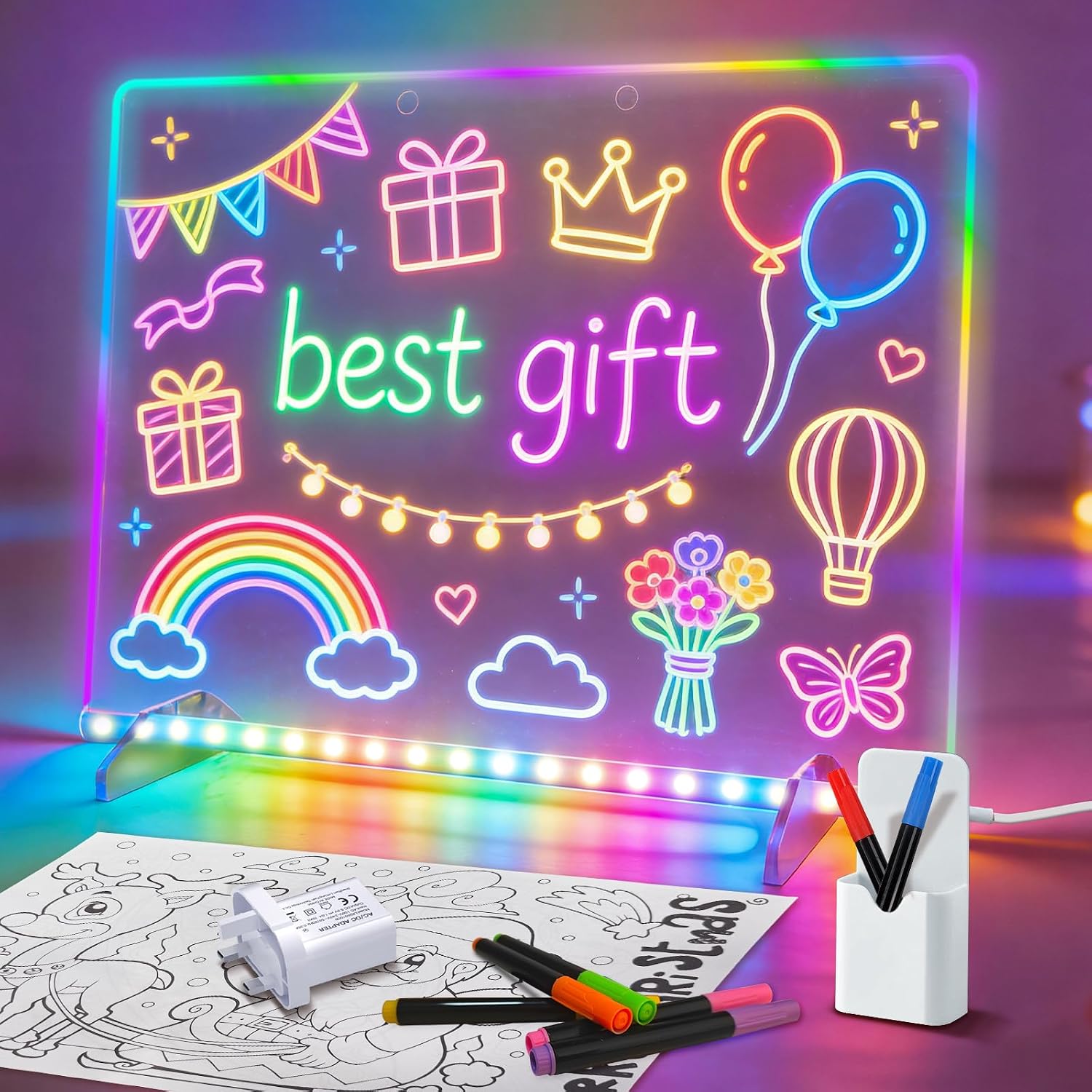 Detalle de Solorage LED drawing board 35 x 25cm
