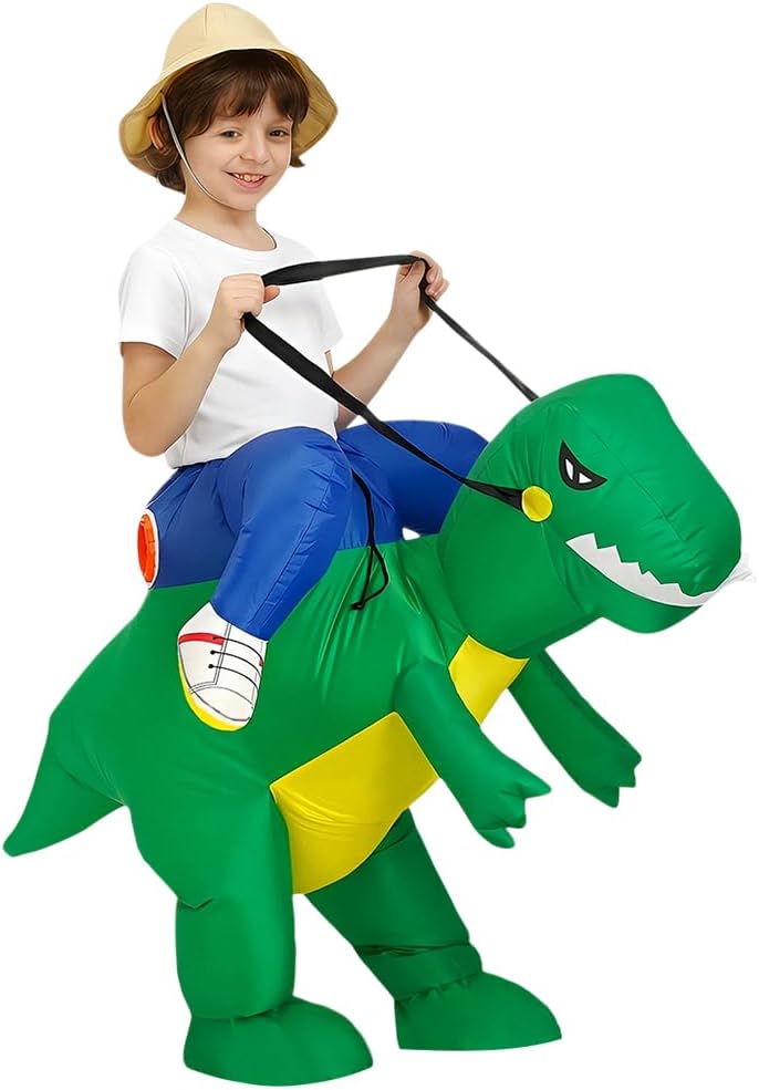 Detalle 2 de KOOY Inflatable Dinosaur Costume, Polyester