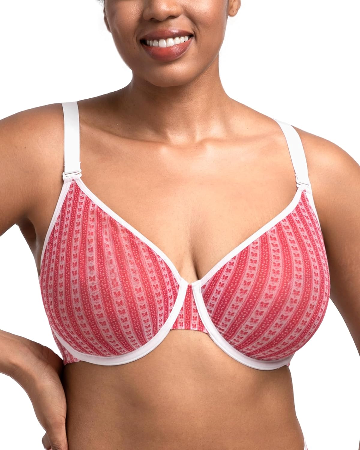 Thumbnail 5 de HSIA Enchante Minimizer Full Coverage Underwire Lace Bra for Plus Sizes