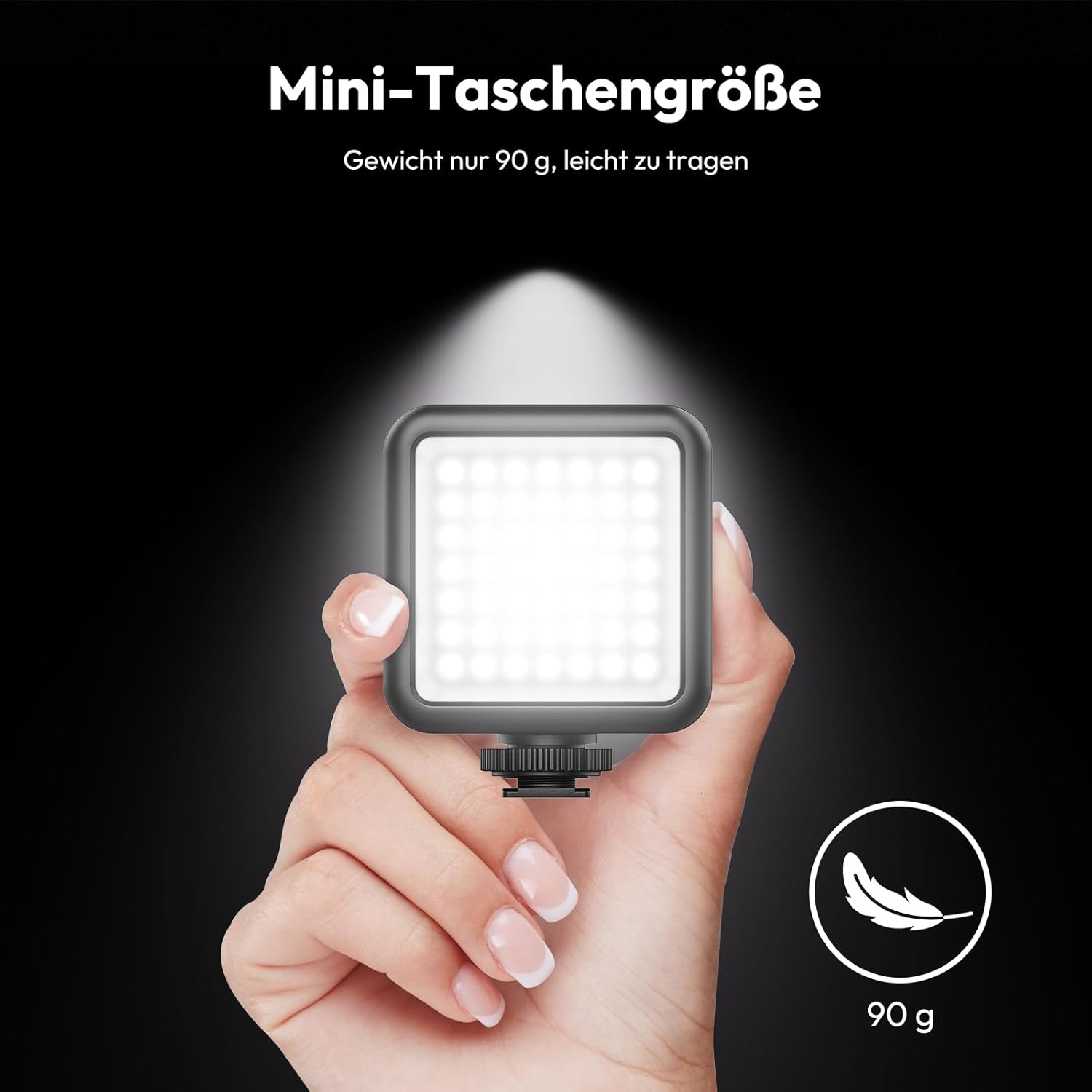 Thumbnail 4 de ULANZI VL49 Camera Light: 5500K dimmbare LED-Videoleuchte mit 2000mAh Akku