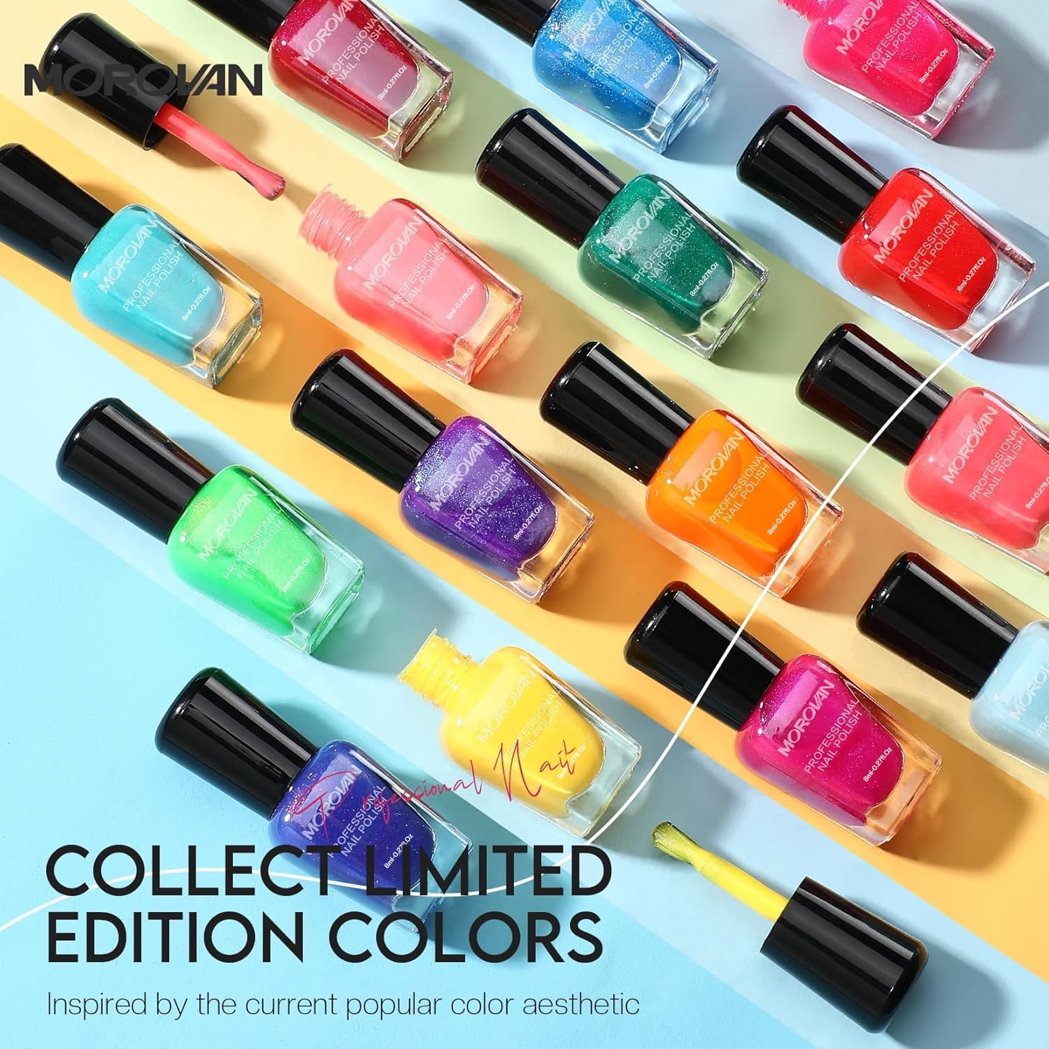Detalle 2 de Morovan Nail Polish Set 15 Colors