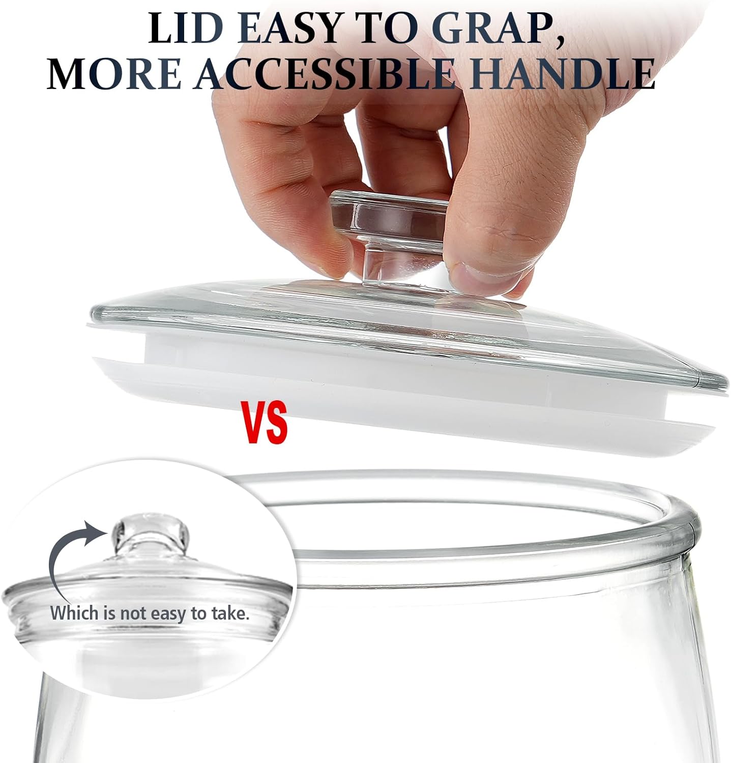 Thumbnail 2 de Folinstall Wide Mouth Apothecary Jar 72 oz
