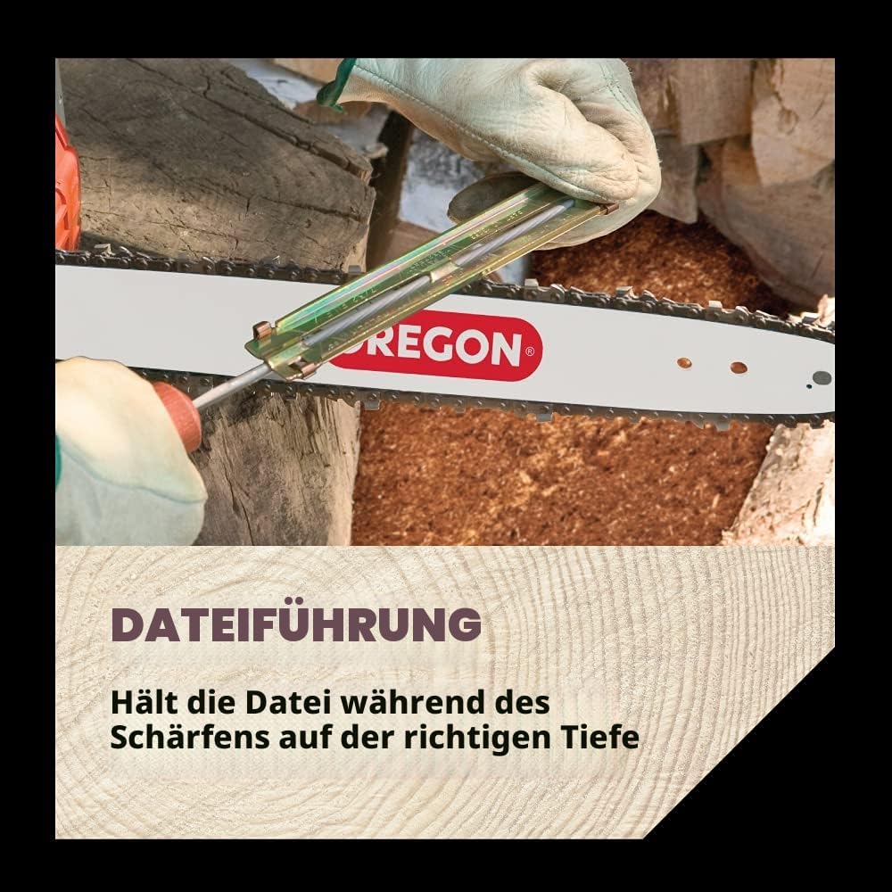 Thumbnail 4 de Oregon Universal Field Kettensägen-Schärfset (617067) – Dreifach Rundfeilen, Flachfeile & Zubehör