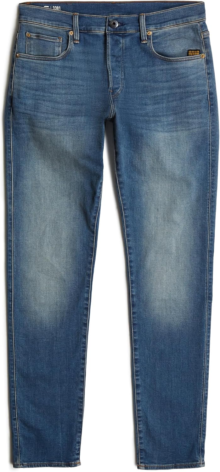 Thumbnail 3 de G-Star Herren 3301 Slim Jeans mit Knopfverschluss – schmale Passform
