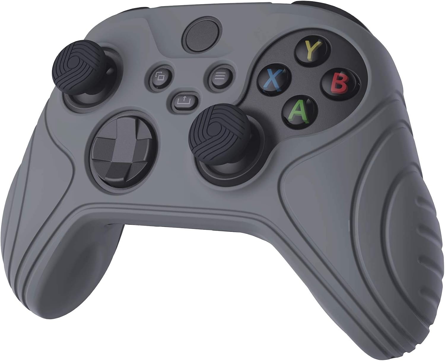 Detalle 2 de eXtremeRate PlayVital Samurai Edition Gray Anti-slip Controller Grip for Xbox Series S/X