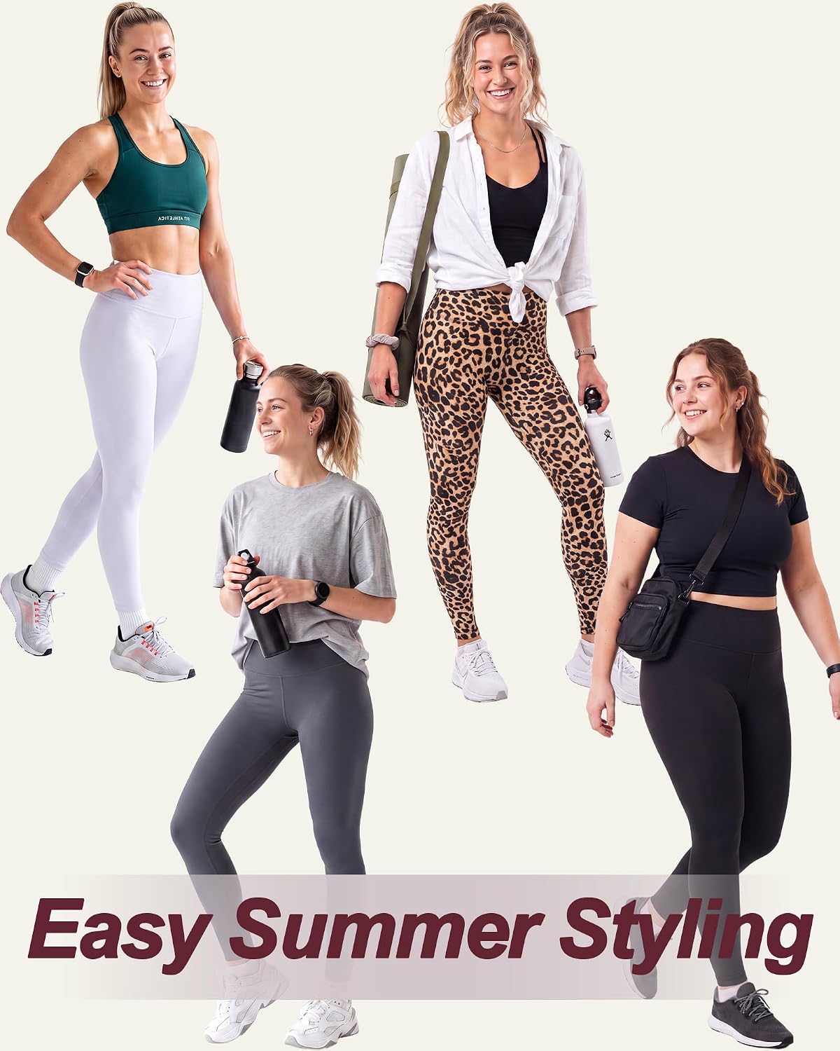 Detalle de TNNZEET High Waisted Leggings 4.5in