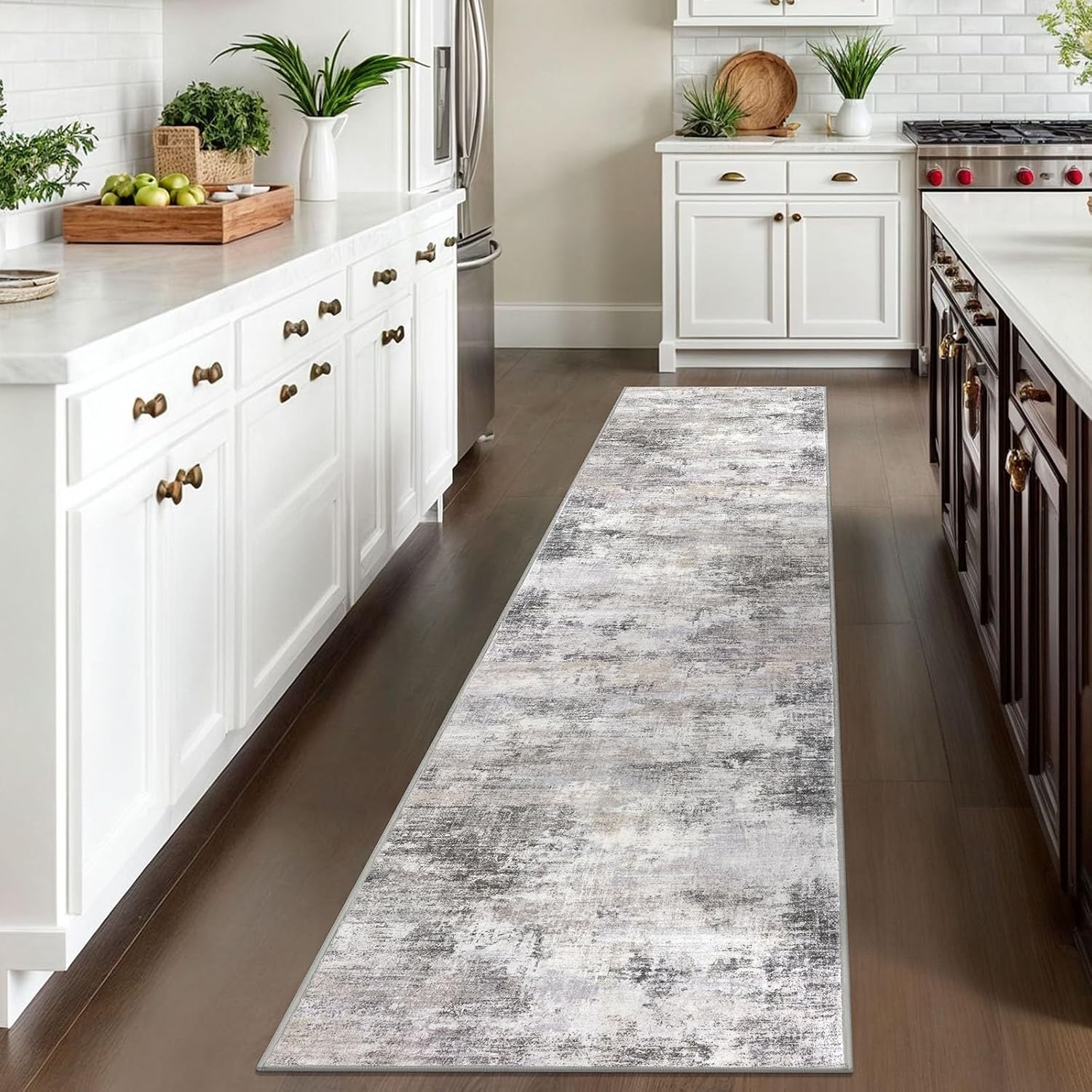 Detalle 2 de IOHOUZE Abstract Runner Rug 2x10 Ft