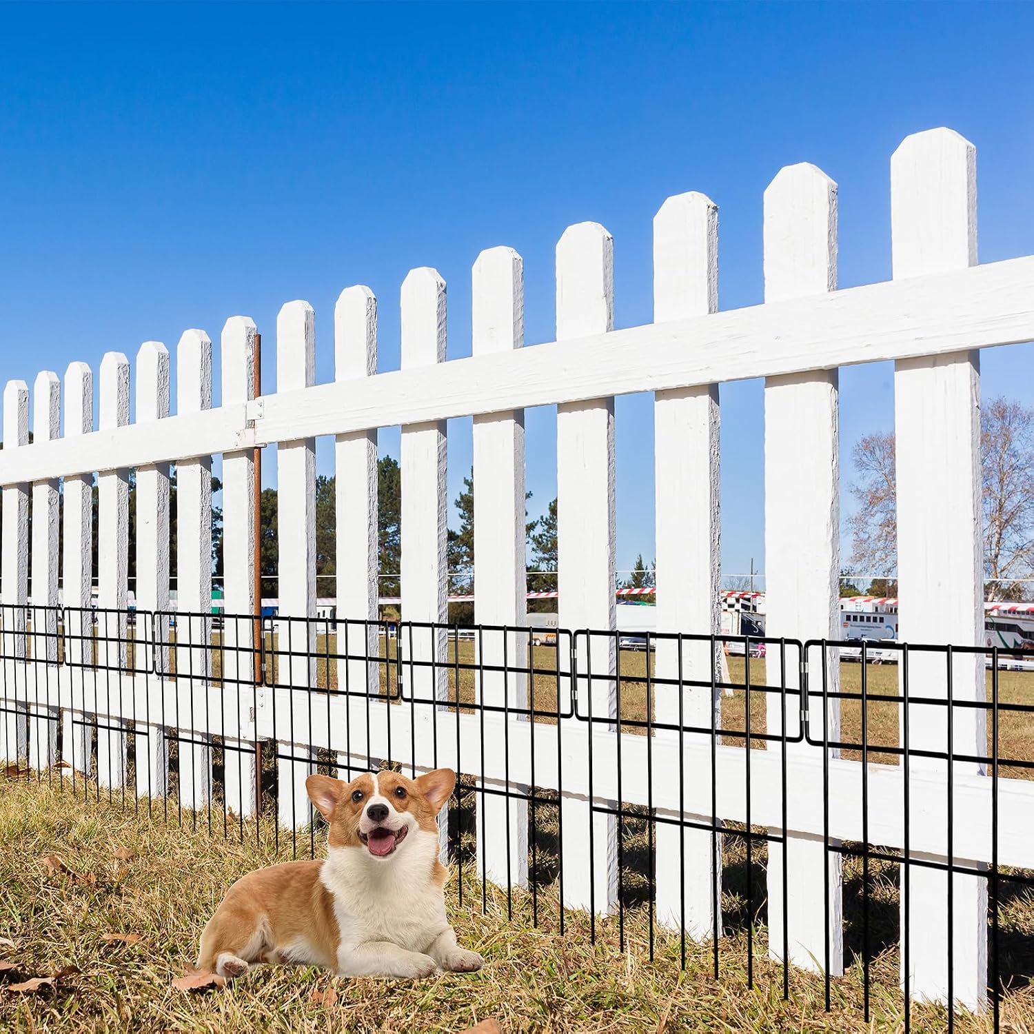 Thumbnail 4 de Thealyn 10 Pack Animal Barrier Fence 3.3 m