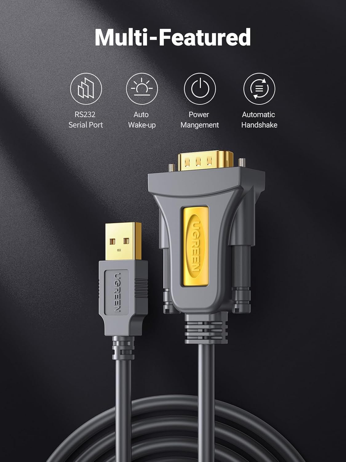 Thumbnail 6 de UGREEN USB to RS232 DB9 Cable 3m