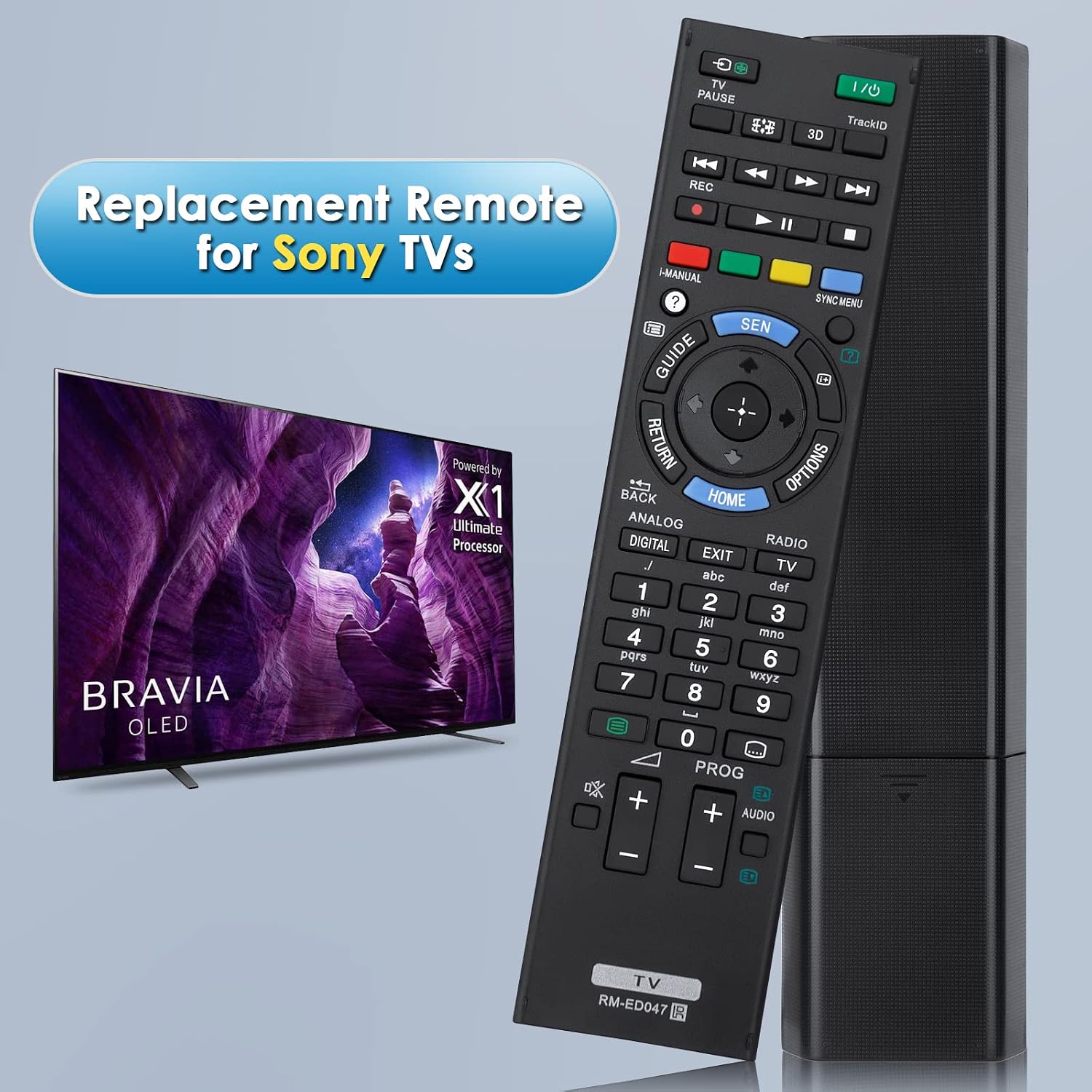 Detalle de Universalfernbedienung für Sony Bravia TVs – RM-ED047 RM-YD103 RM-ED050 RM-ED052 RM-ED053 RM-ED060 RM-ED061