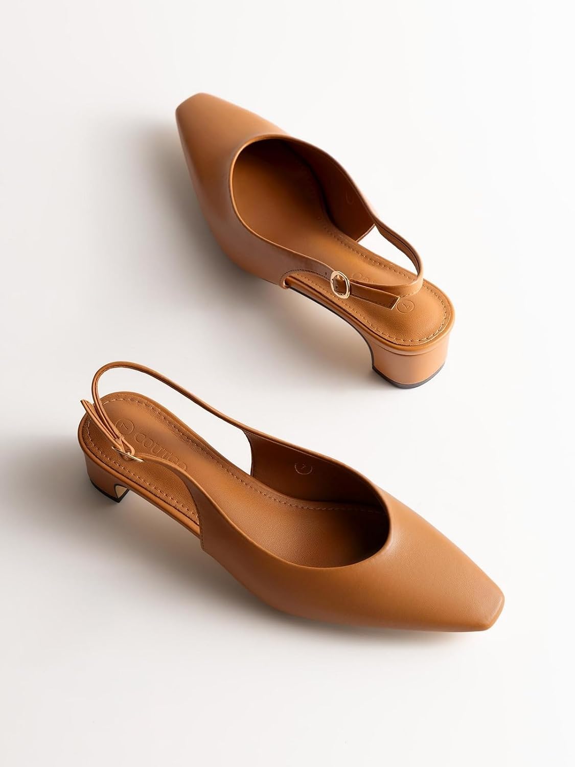 Detalle 2 de Coutgo Slingback Pumps in Faux Leather