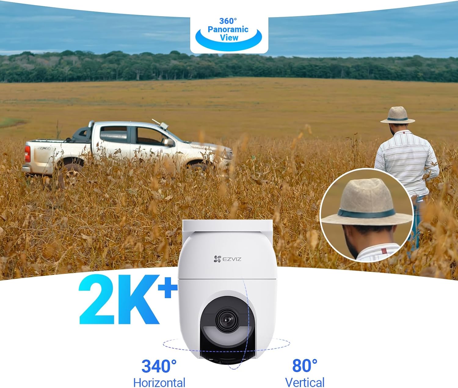 Thumbnail 5 de EZVIZ CB8 2K+ Battery Outdoor Camera 512GB