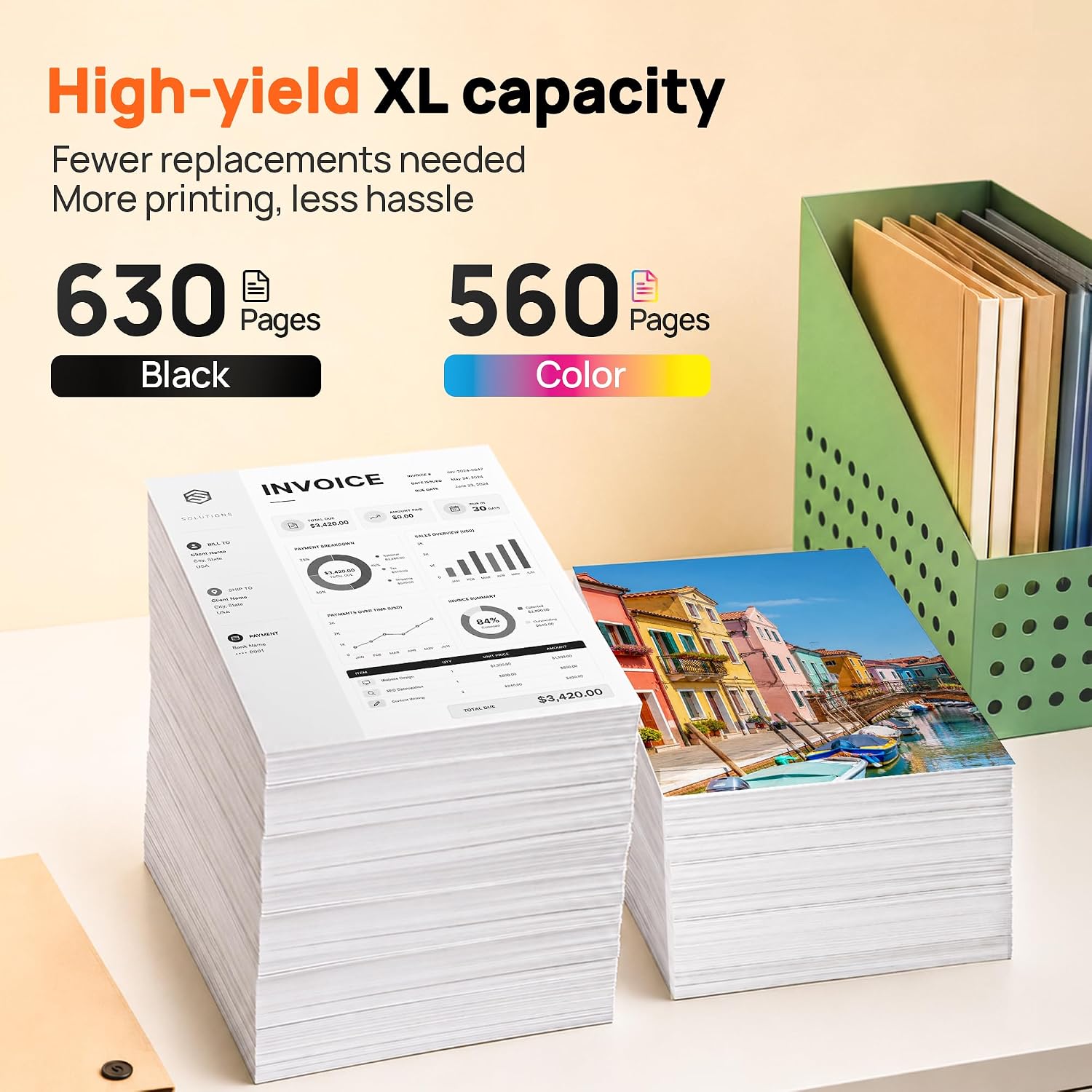 Thumbnail 1 de VOREDO PG-240XL/CL-241XL Ink Cartridges 2-Pack 🖨