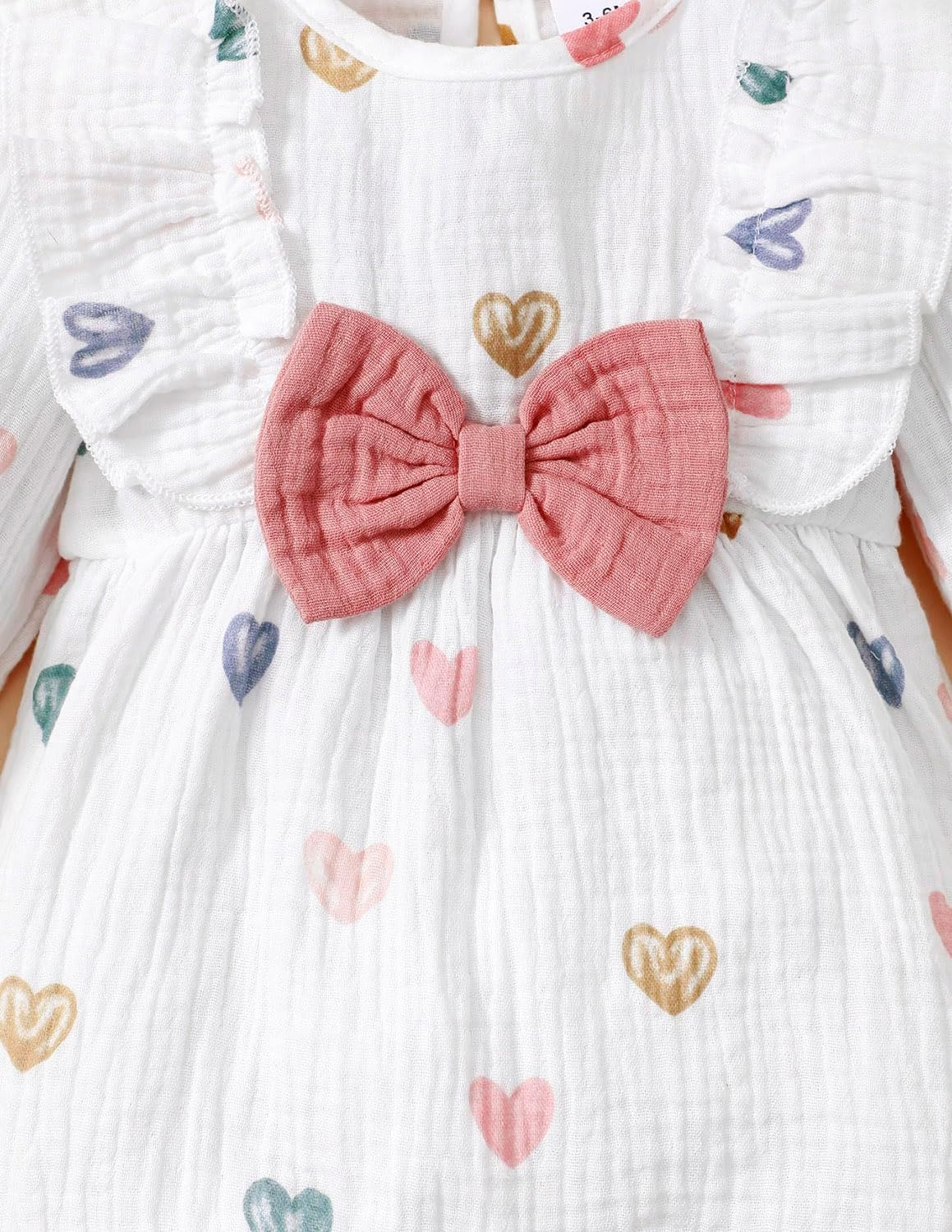 Detalle 2 de UUAISSO Neugeborenes Mädchen Overall 0–18 Monate 👶