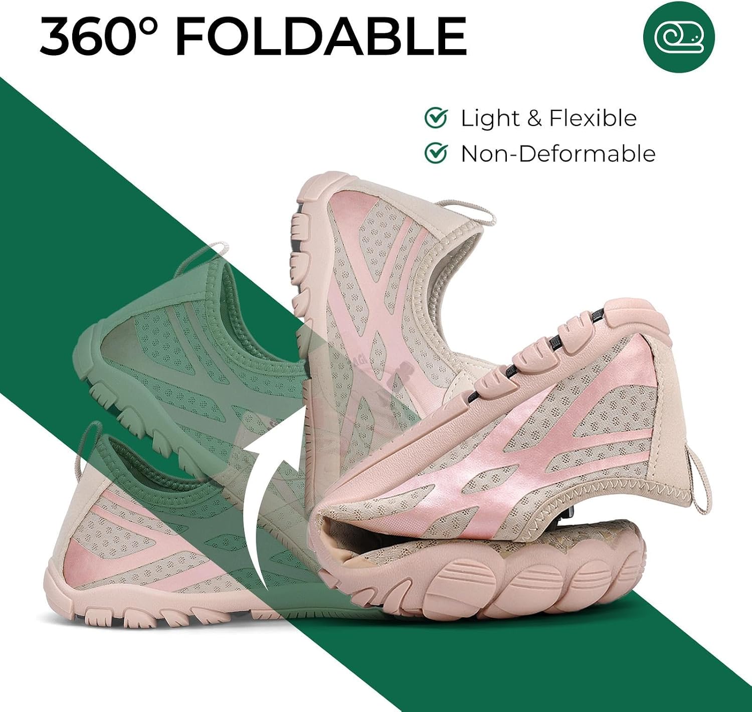 Detalle de SAGUARO Badeschuhe Damen Herren – Aquaschuh, Schnelltrocken, rutschfest, 35–48 EU