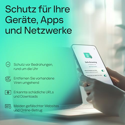 Detalle 2 de Kaspersky Standard Anti-Virus 2026 – 5 Geräte, 2 Jahre: Umfassender Schutz für PC, Mac und Mobile