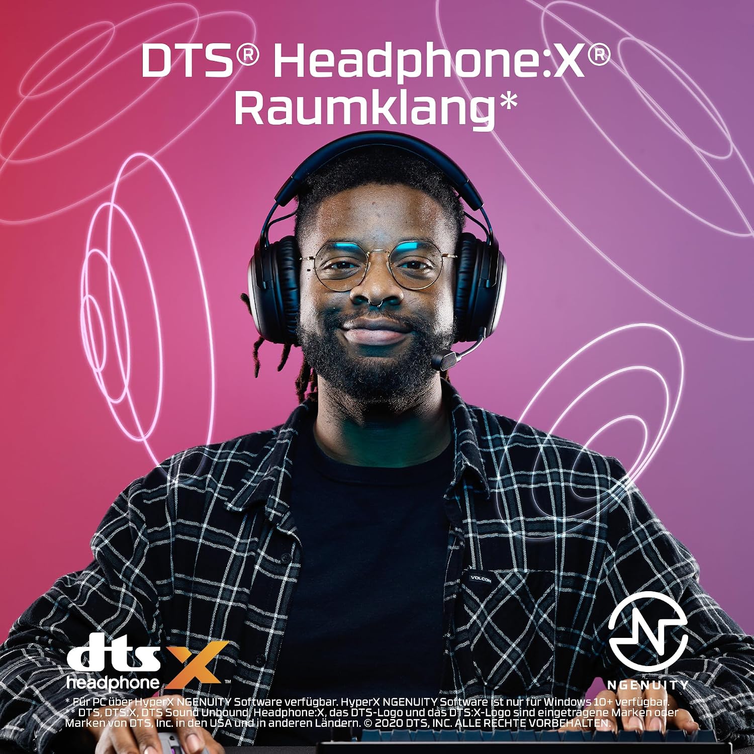 Thumbnail 6 de HyperX Cloud III S – kabelloses Gaming-Headset mit Bluetooth & 2,4 GHz, bis zu 120 Std. Akku, abnehmbares 10-mm-Mikrofon (weiß)