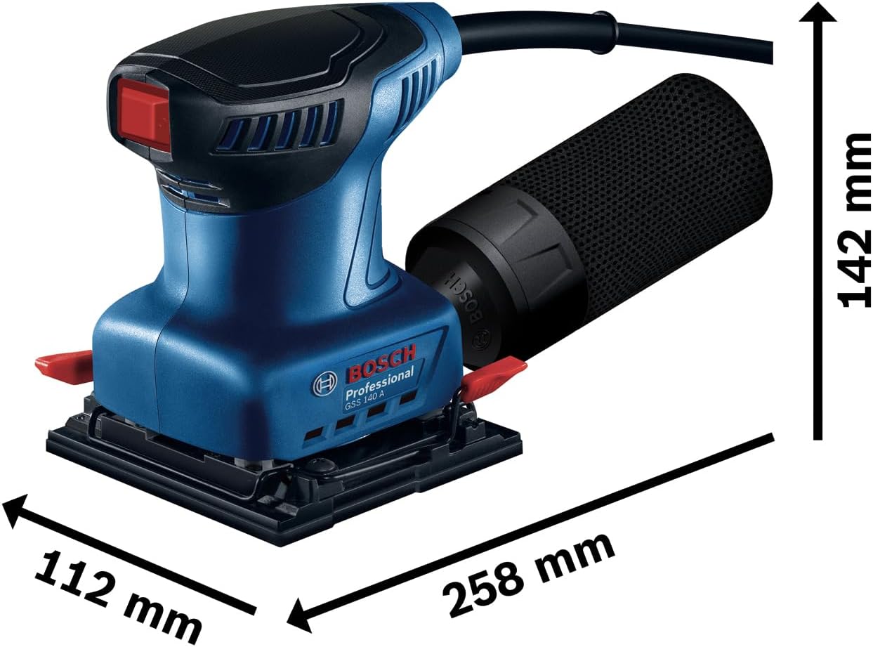 Thumbnail 4 de Bosch Professional Ponceuse vibrante GSS 140 (220 W) avec sac à poussières et feuille abrasive C411