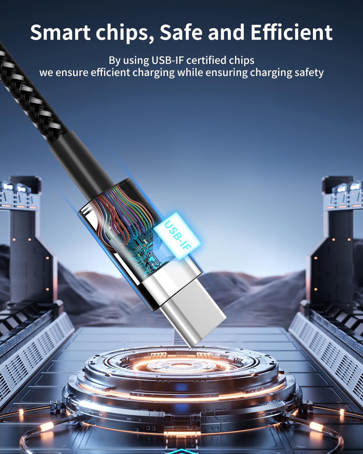 Thumbnail 4 de USB C cable 60W 6FT 5Pack