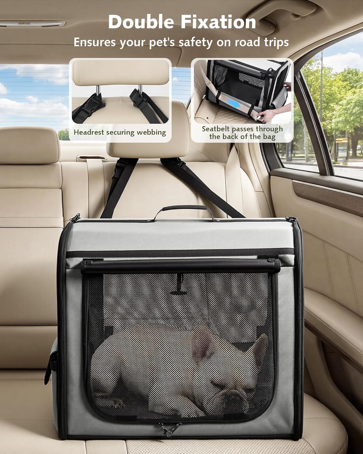 Thumbnail 2 de pecute Hundetransportbox Stabil 61x52x45 cm