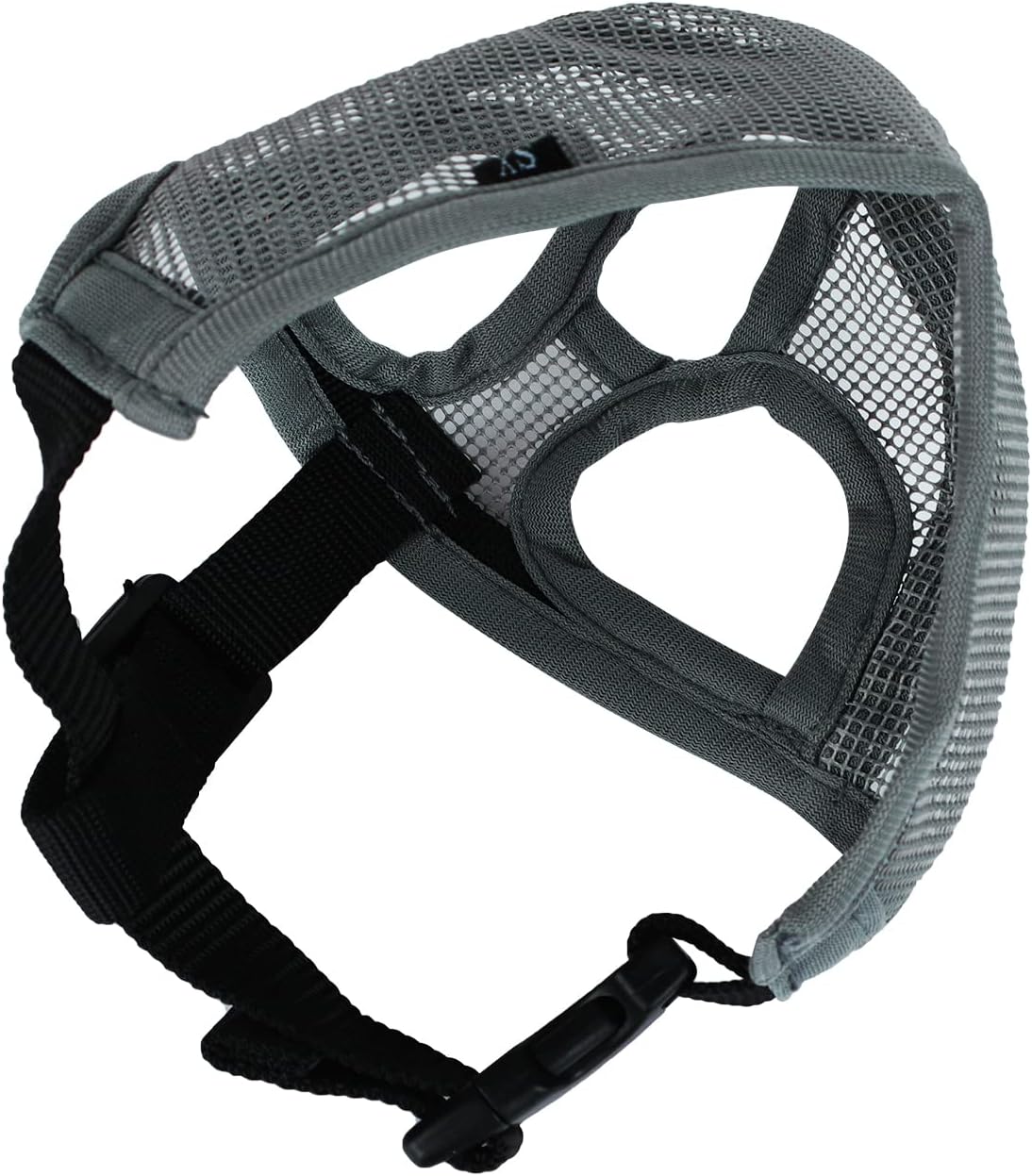 Thumbnail 3 de Short Snout Adjustable Mesh Dog Muzzle for Biting, Barking and Training (Bulldog, Pug, Shih Tzu, Pekingese)