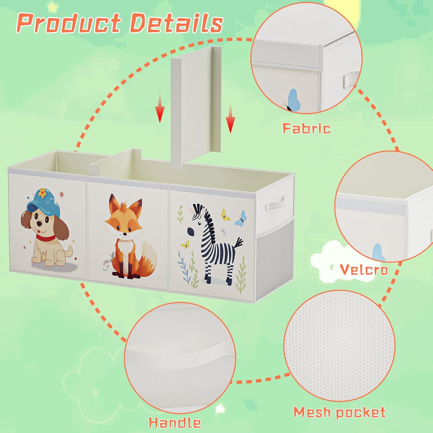 Detalle 2 de Restorgan Extra Large Toy Box Storage