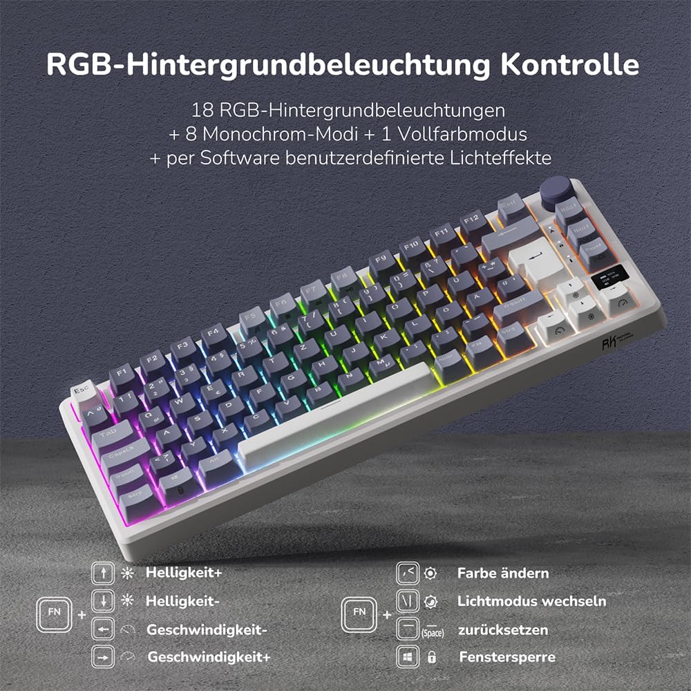 Thumbnail 5 de RK ROYAL KLUDGE M75 Gaming-Tastatur 75% ⌨