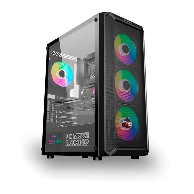 Detalle 2 de PC Racing AMD Ryzen 7 8700G Ordenador gaming 1TB SSD 24"