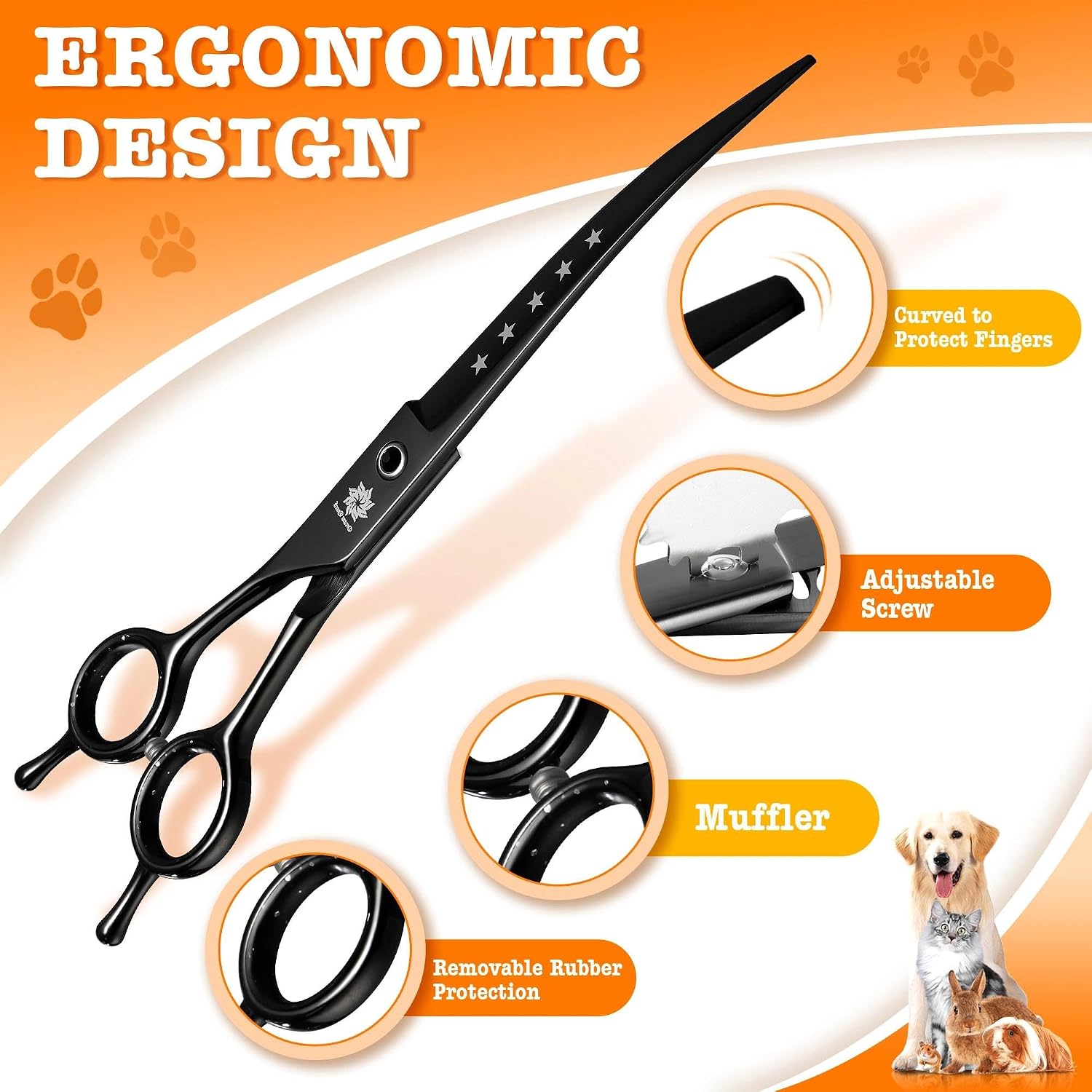 Thumbnail 3 de Dream Reach 7.5 inch dog grooming scissors