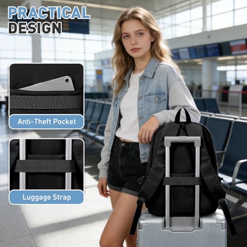 Thumbnail 4 de HYC00 School Backpack for Teens: A Practical 15.6” Laptop Daypack with Anti-Theft Pocket