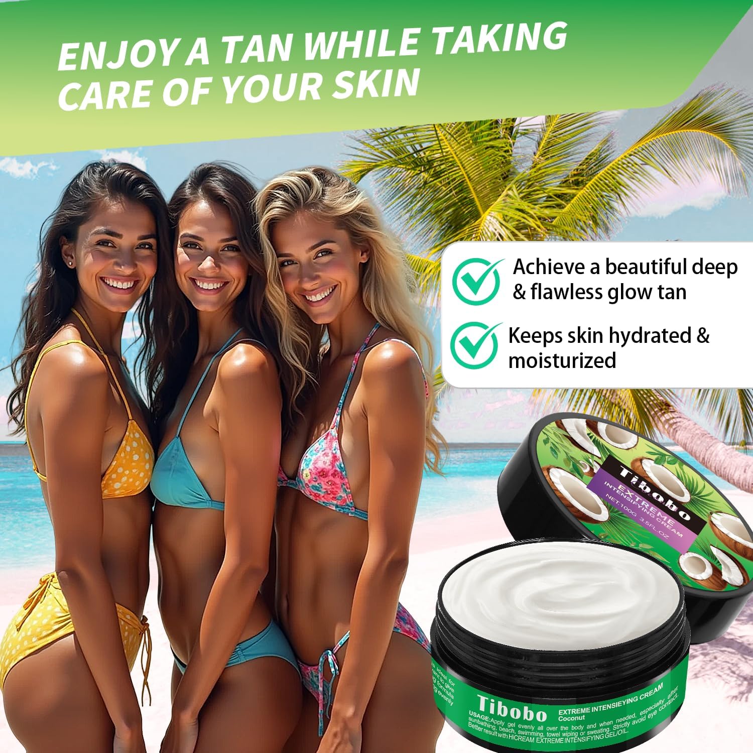 Thumbnail 4 de Coco Crema Bronceadora Rápida 100 g para Sol y Camas solares