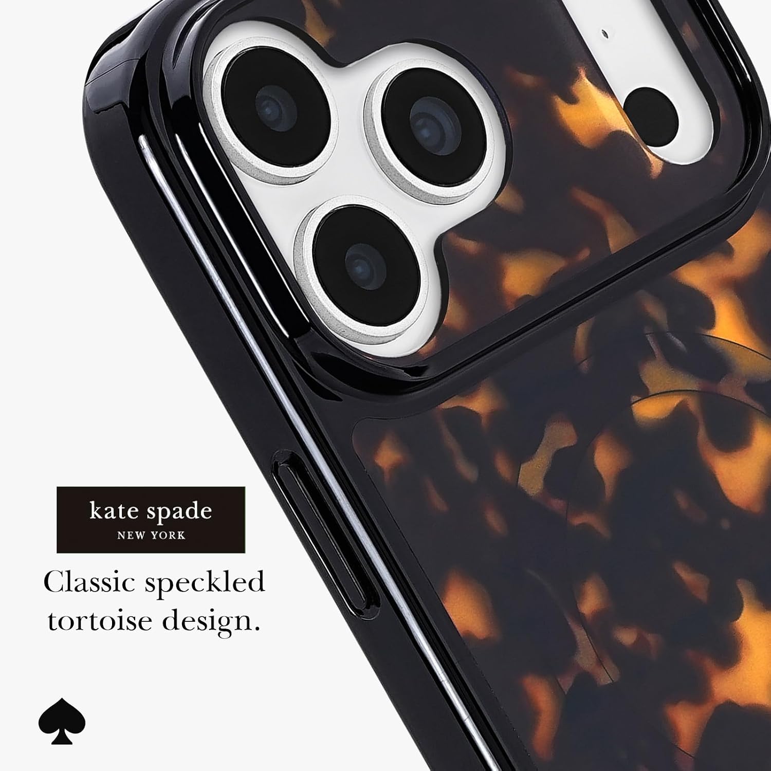 Thumbnail 6 de ケイト・スペード ニューヨーク iPhone 18 Proケース、べっ甲調・ゴールドアクセント、MagSafe対応