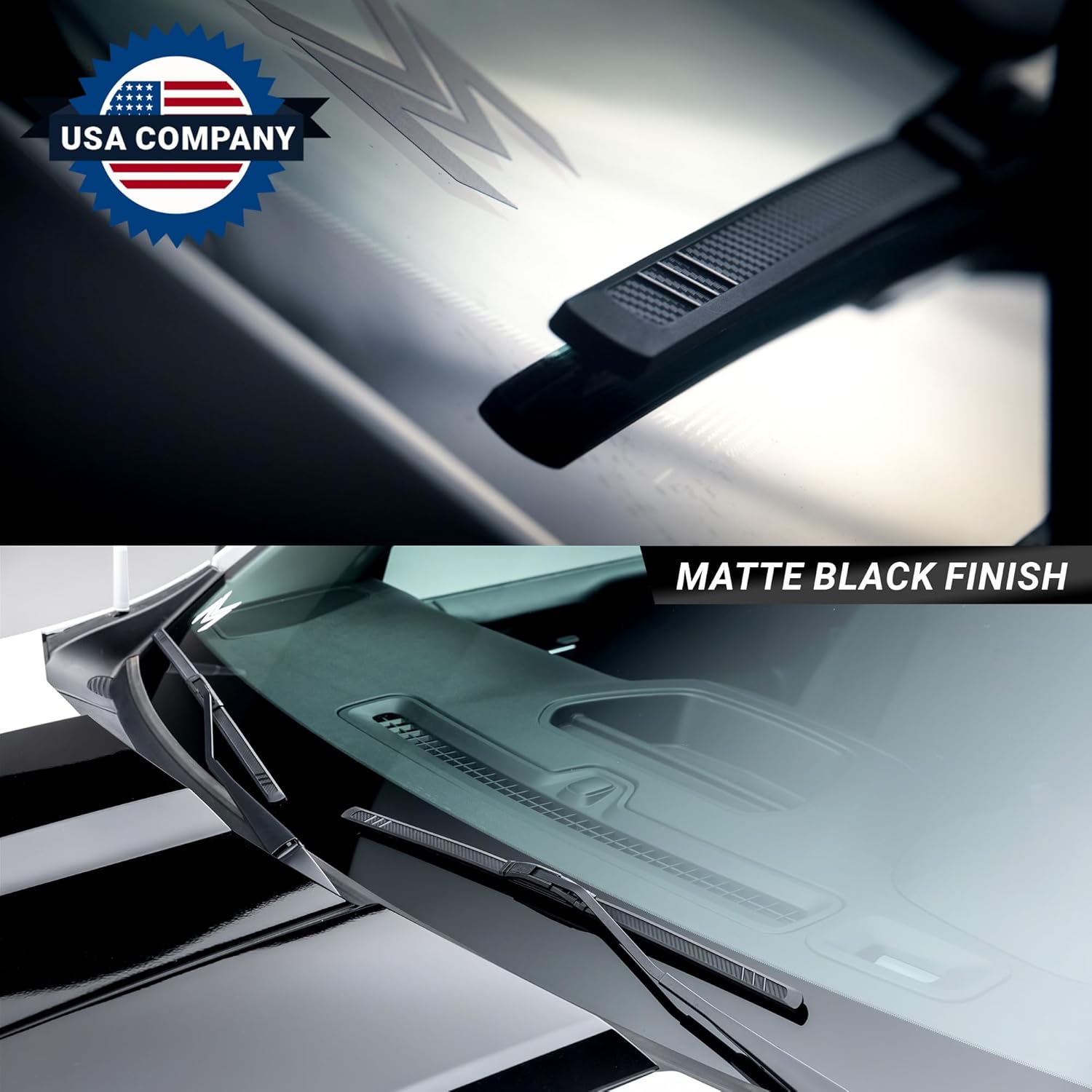 Thumbnail 6 de Premium Silicone Carbon Fiber Windshield Wiper Blades 16" (Pack of 2) for Jeep Wrangler JL & Gladiator JT